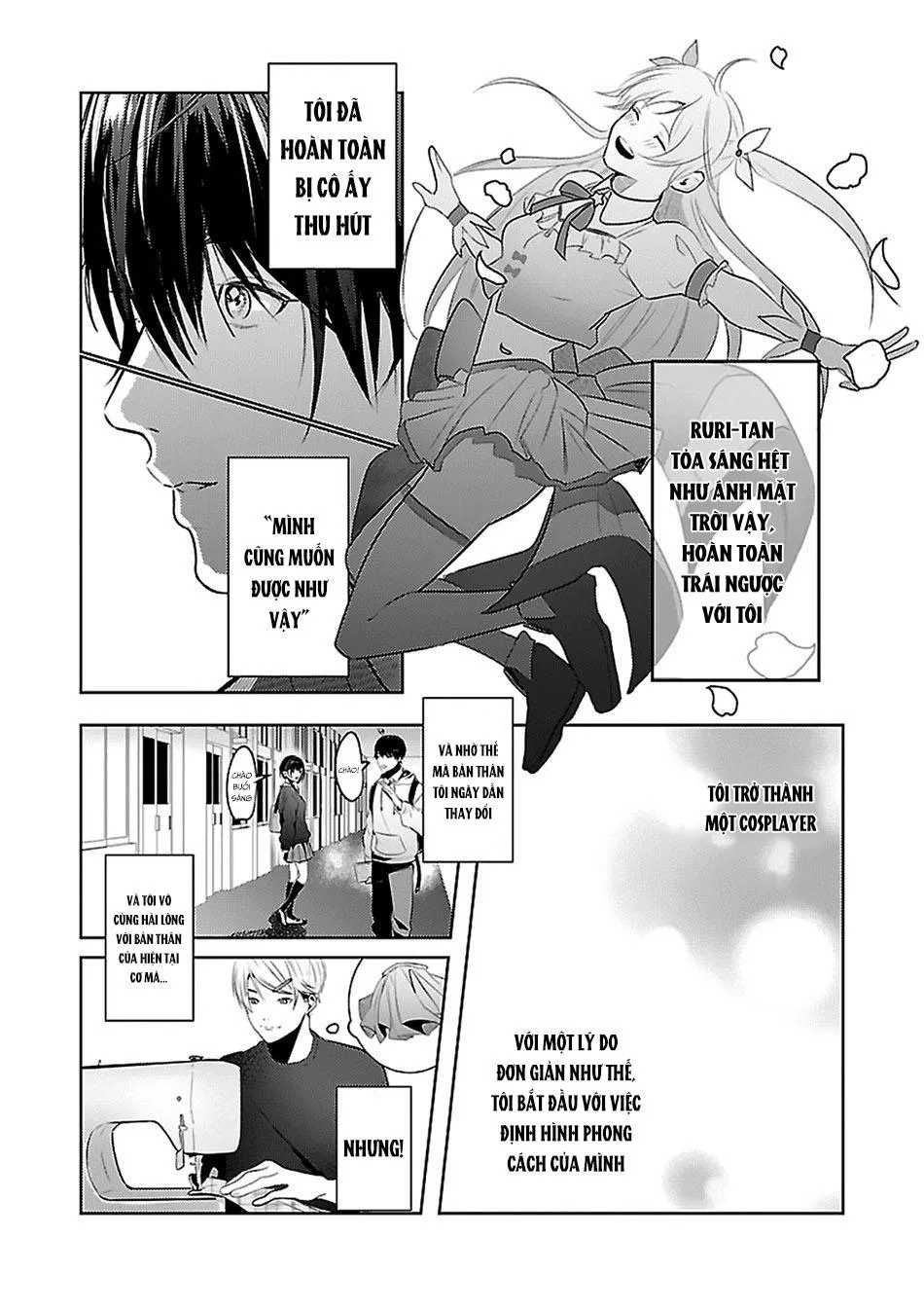 Giả gái mà bị sếp phát hiện là tôi chết chắc Chapter 1 Trang 12