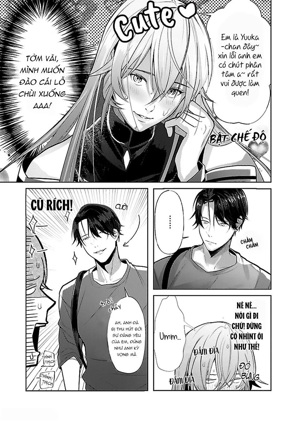 Giả gái mà bị sếp phát hiện là tôi chết chắc Chapter 1 Trang 17