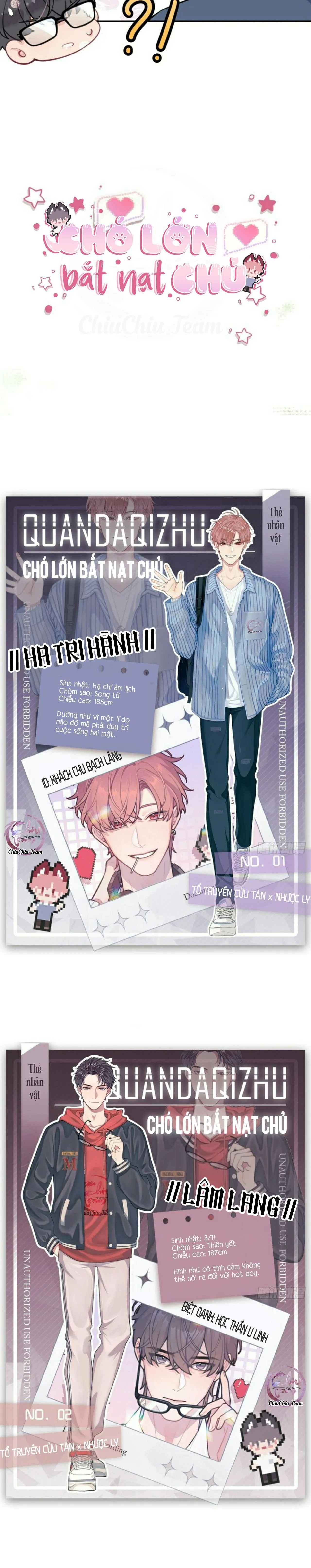 Cún bự ăn hiếp chủ Chapter 0 Trang 6