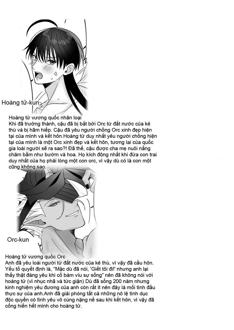 CUỘC SỐNG HÔN NHÂN CỦA HOÀNG TỬ VÀ ORC Chapter 1 Trang 4