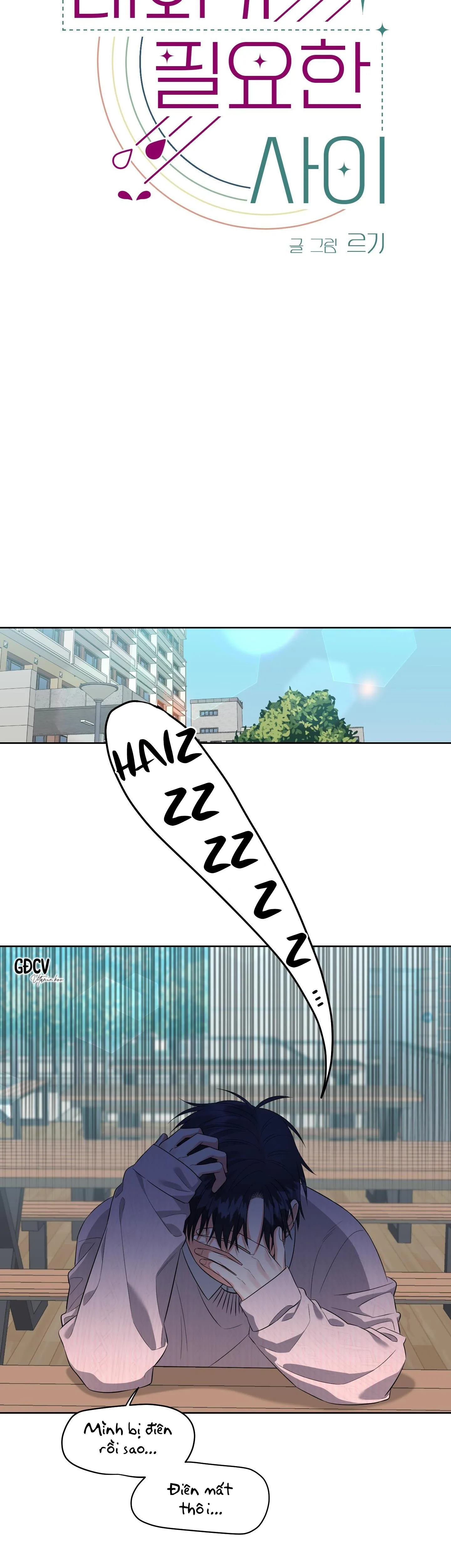 CUỘC TRÒ CHUYỆN CẦN THIẾT CỦA ĐÔI TA Chapter 4 Trang 8