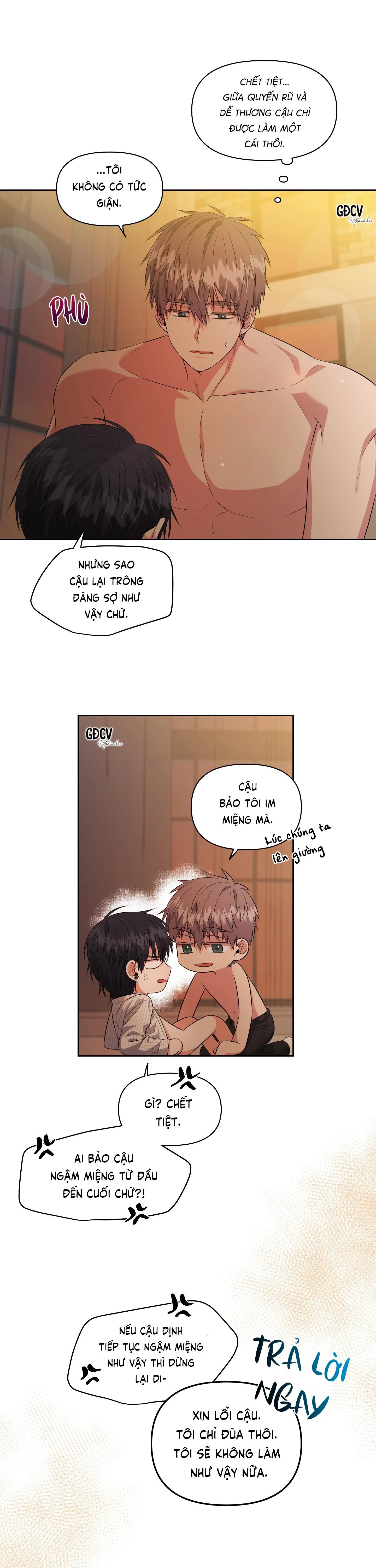 CUỘC TRÒ CHUYỆN CẦN THIẾT CỦA ĐÔI TA Chapter 7 Trang 22