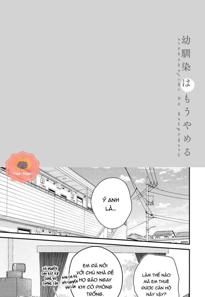 Đã Đến Lúc Chúng Ta Không Còn Là Thanh Mai Trúc Mã Nữa Chapter 3 Trang 3