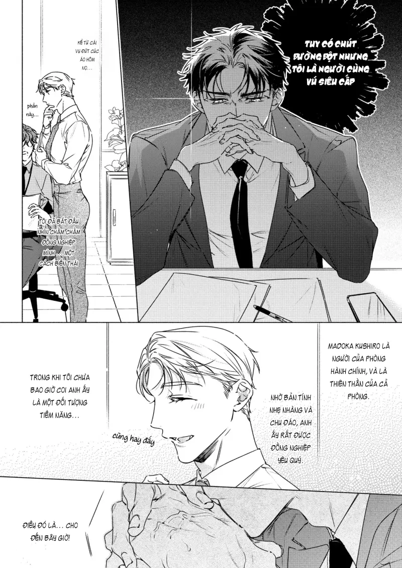 Đàn anh! Cho tôi vuốt ve bộ ngực đẩy đà của anh đi! Chapter 1 Trang 5