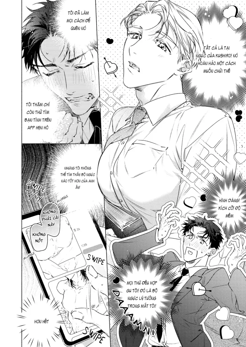 Đàn anh! Cho tôi vuốt ve bộ ngực đẩy đà của anh đi! Chapter 1 Trang 6