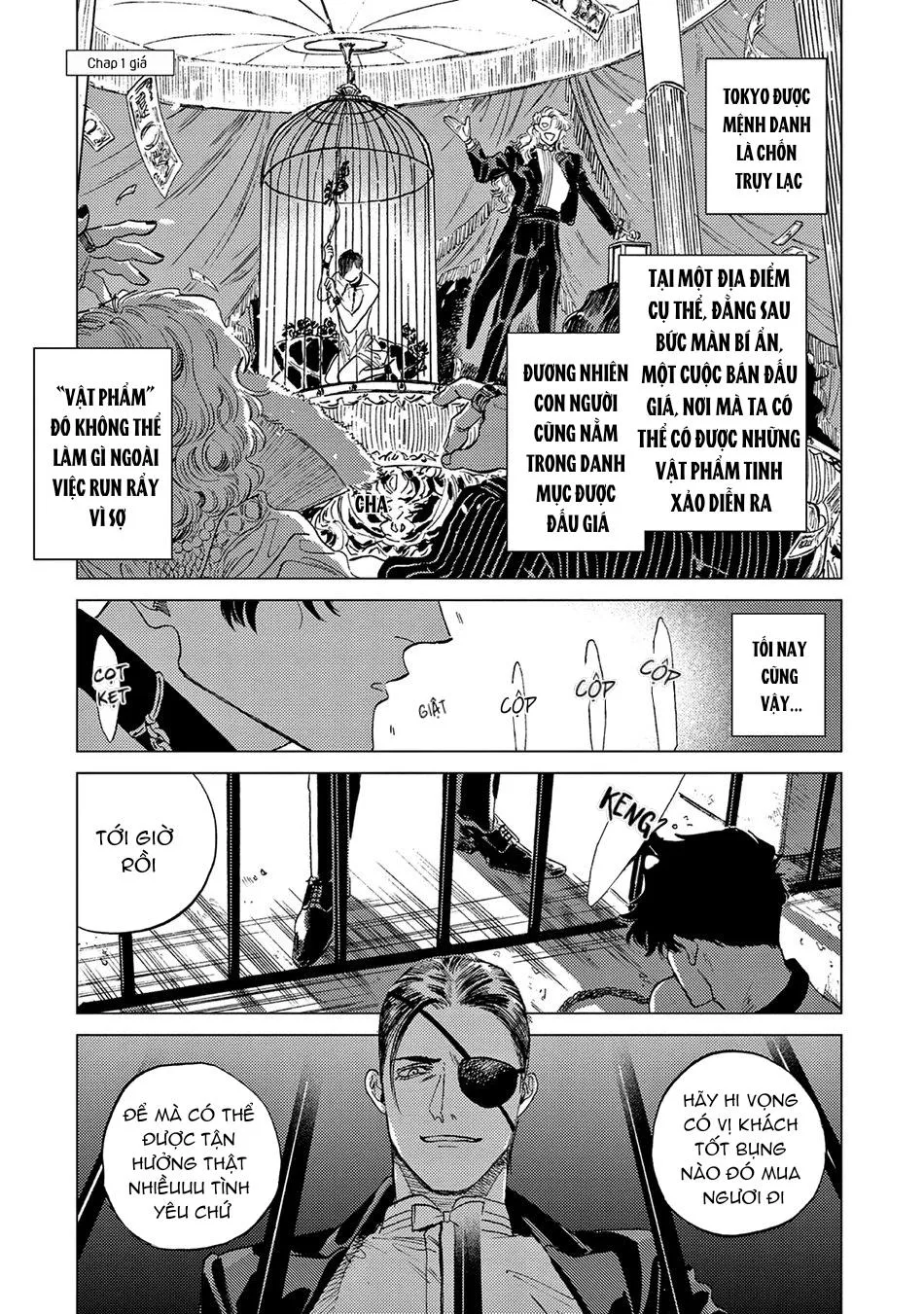 Đấu giá Hikari TOKYO Chapter 1 Trang 6