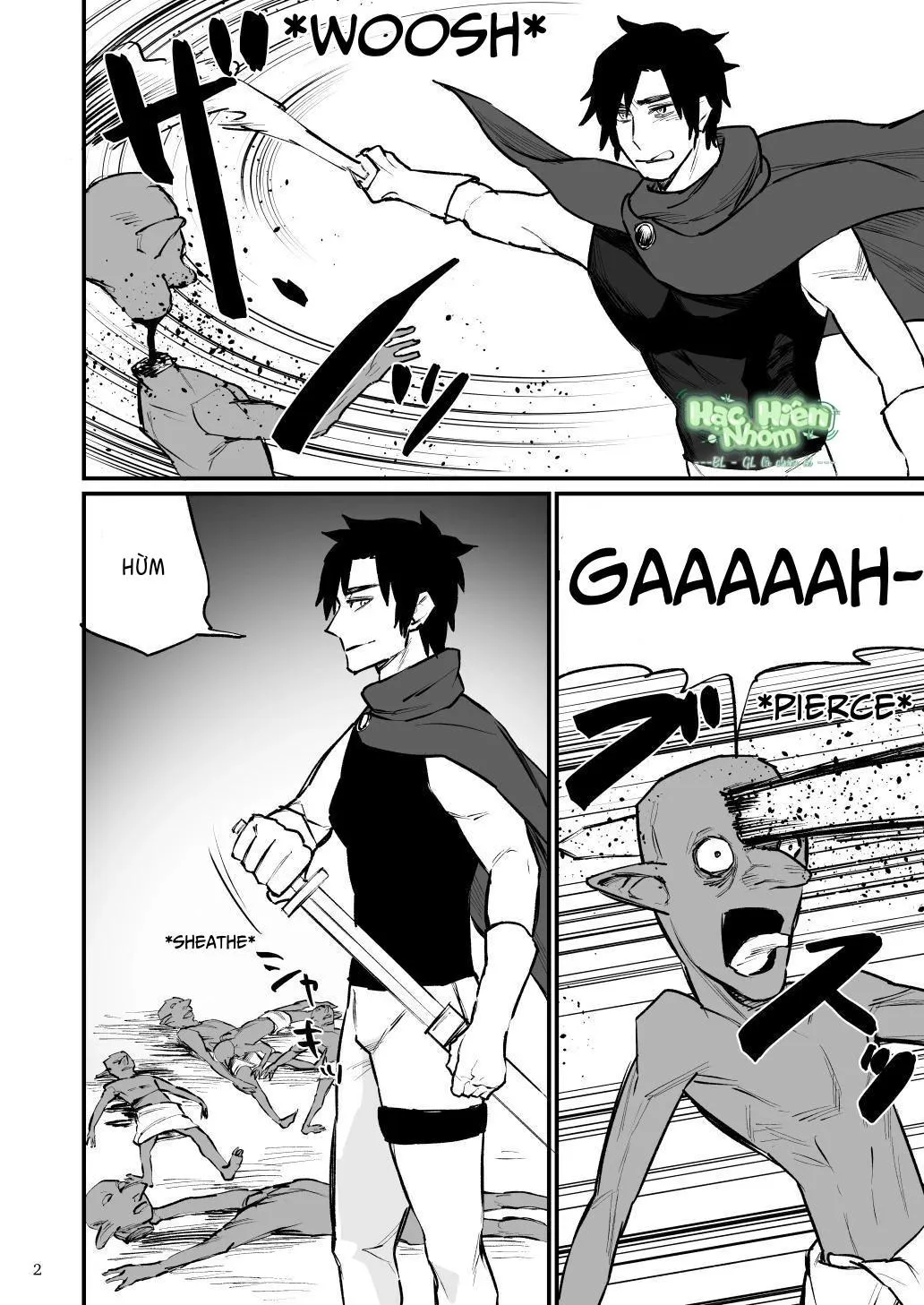 Điểm yếu của vị anh hùng vĩ đại lại chính là hậu môn! Chapter 2 Trang 4