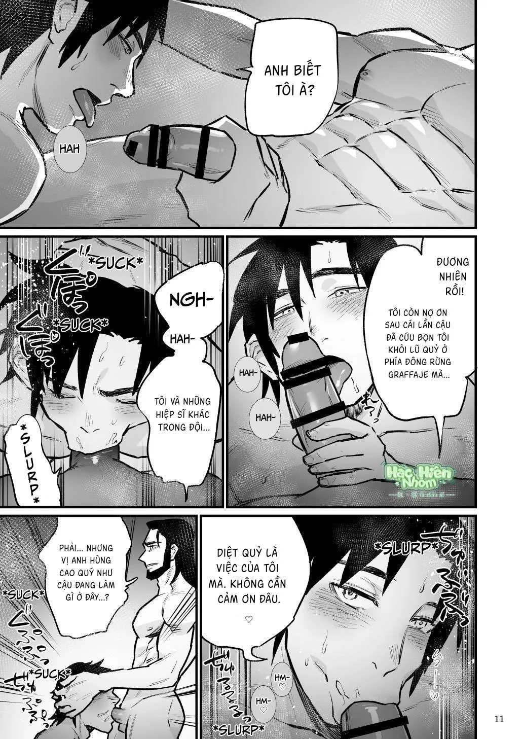 Điểm yếu của vị anh hùng vĩ đại lại chính là hậu môn! Chapter 2 Trang 13