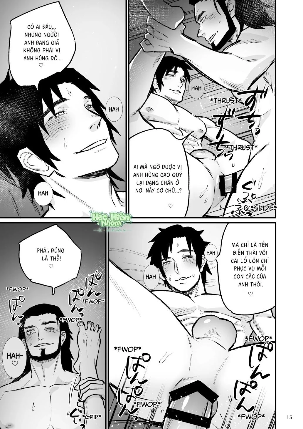 Điểm yếu của vị anh hùng vĩ đại lại chính là hậu môn! Chapter 2 Trang 17