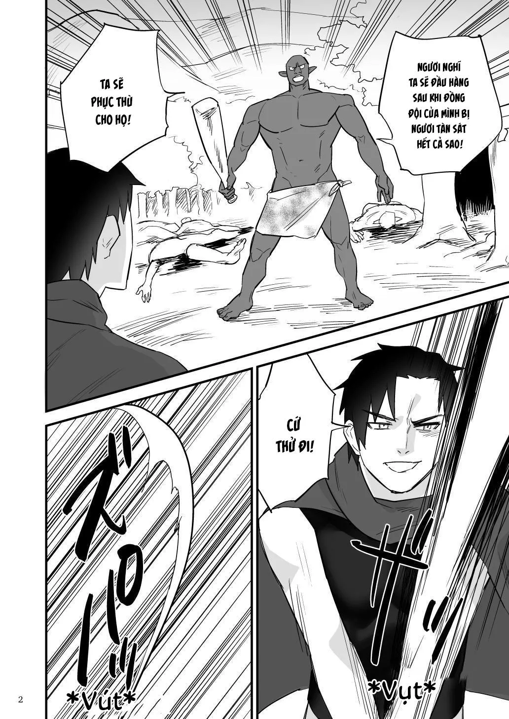 Điểm yếu của vị anh hùng vĩ đại lại chính là hậu môn! Chapter 3 Trang 4