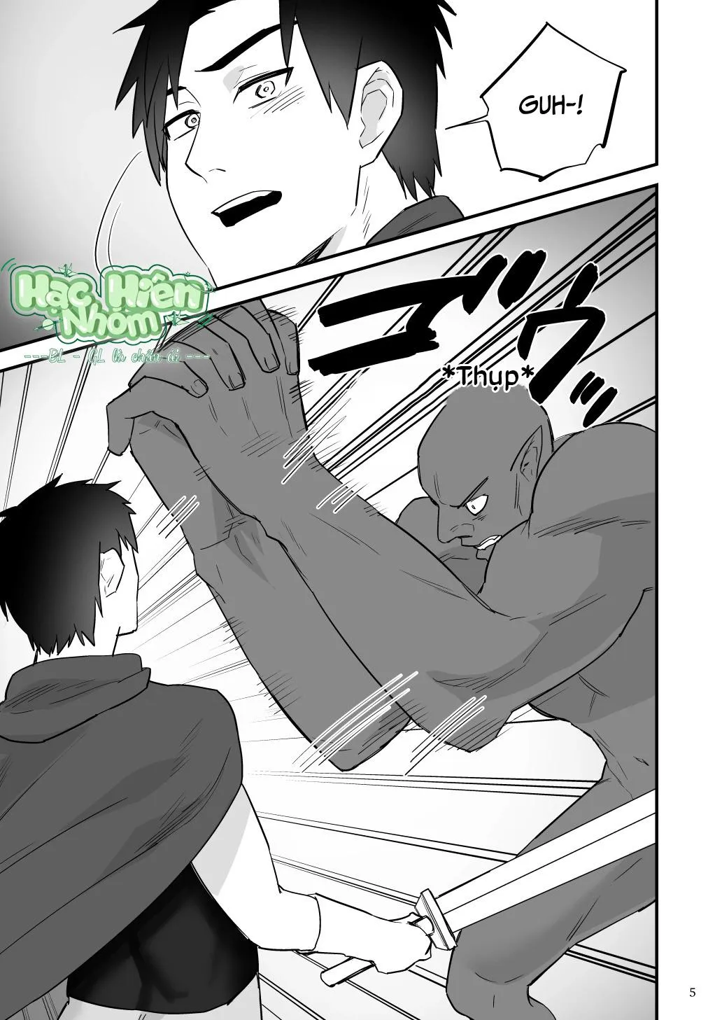 Điểm yếu của vị anh hùng vĩ đại lại chính là hậu môn! Chapter 3 Trang 7