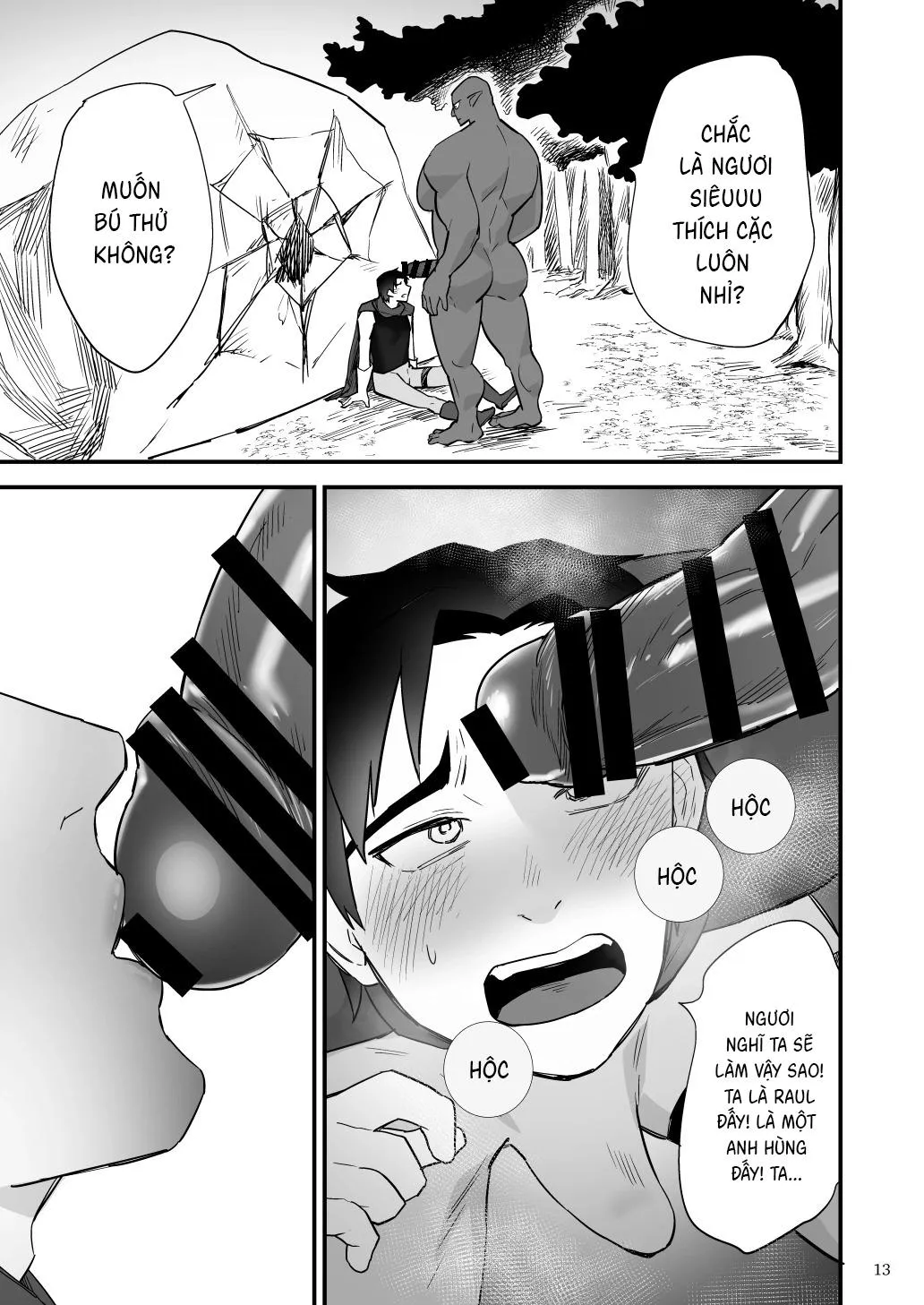 Điểm yếu của vị anh hùng vĩ đại lại chính là hậu môn! Chapter 3 Trang 15