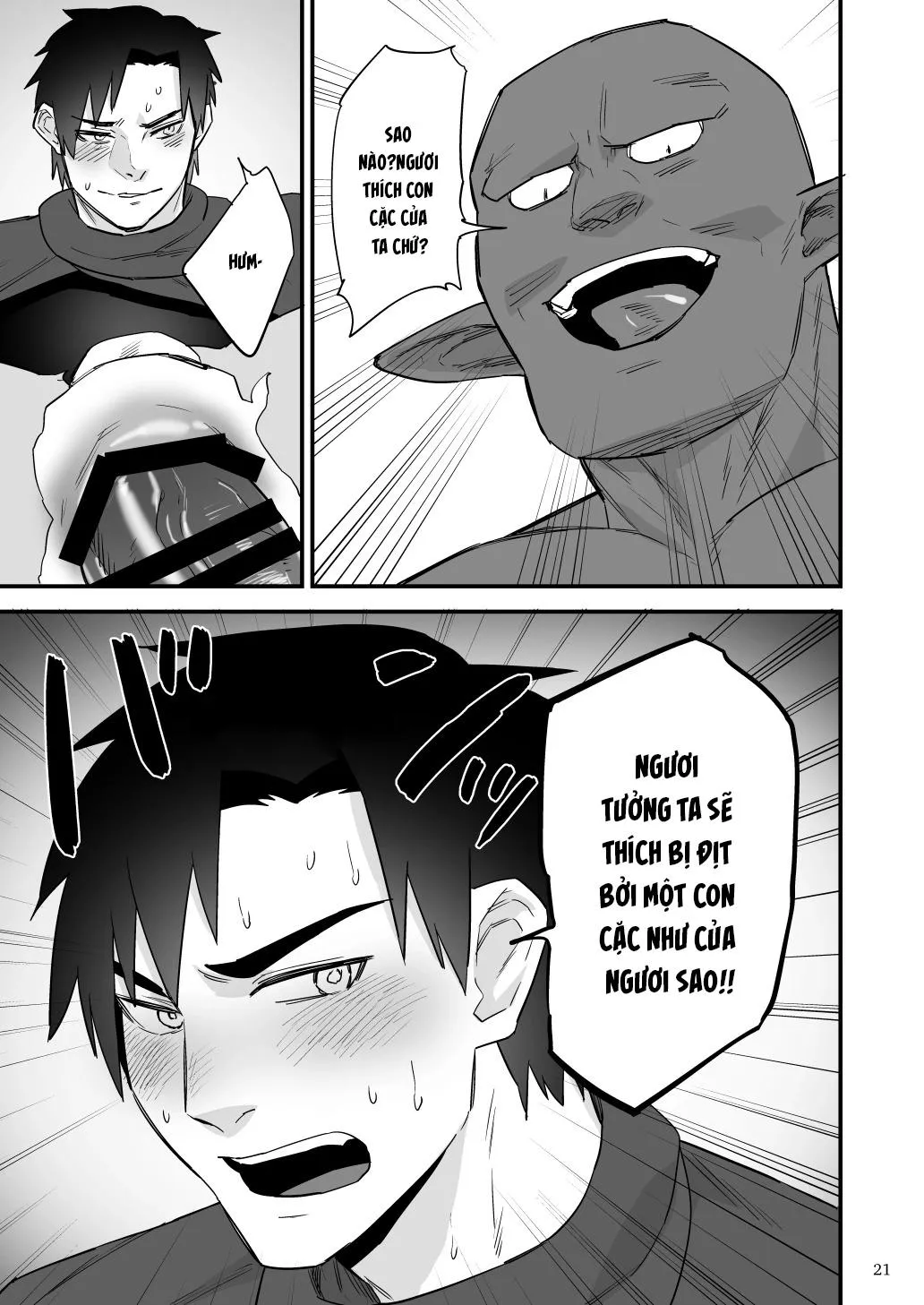 Điểm yếu của vị anh hùng vĩ đại lại chính là hậu môn! Chapter 3 Trang 23