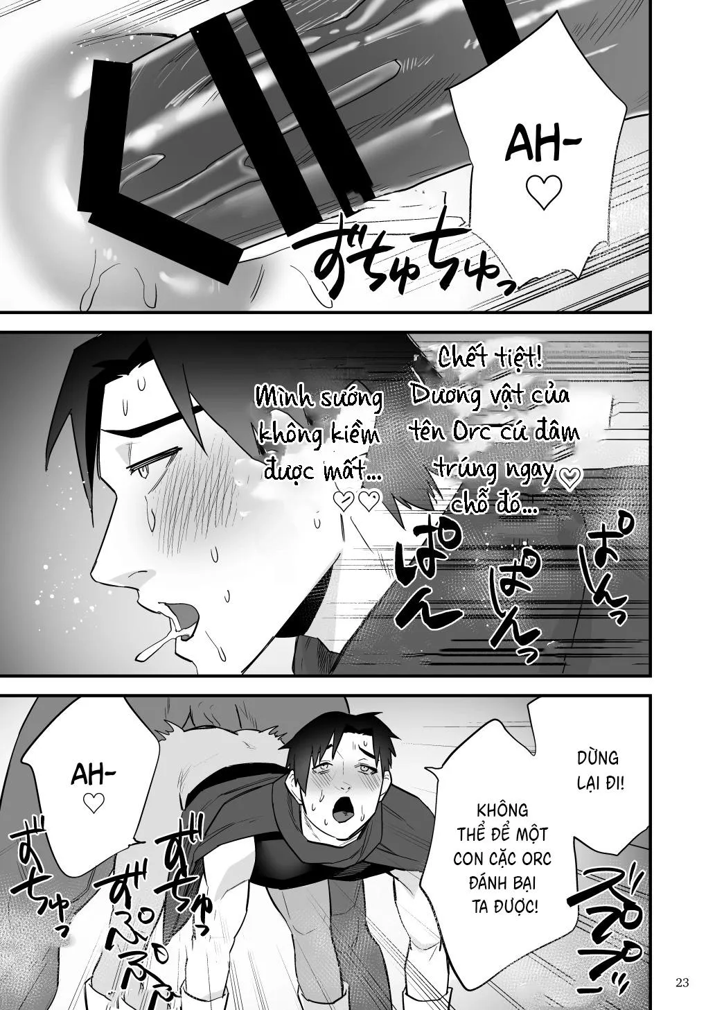 Điểm yếu của vị anh hùng vĩ đại lại chính là hậu môn! Chapter 3 Trang 25