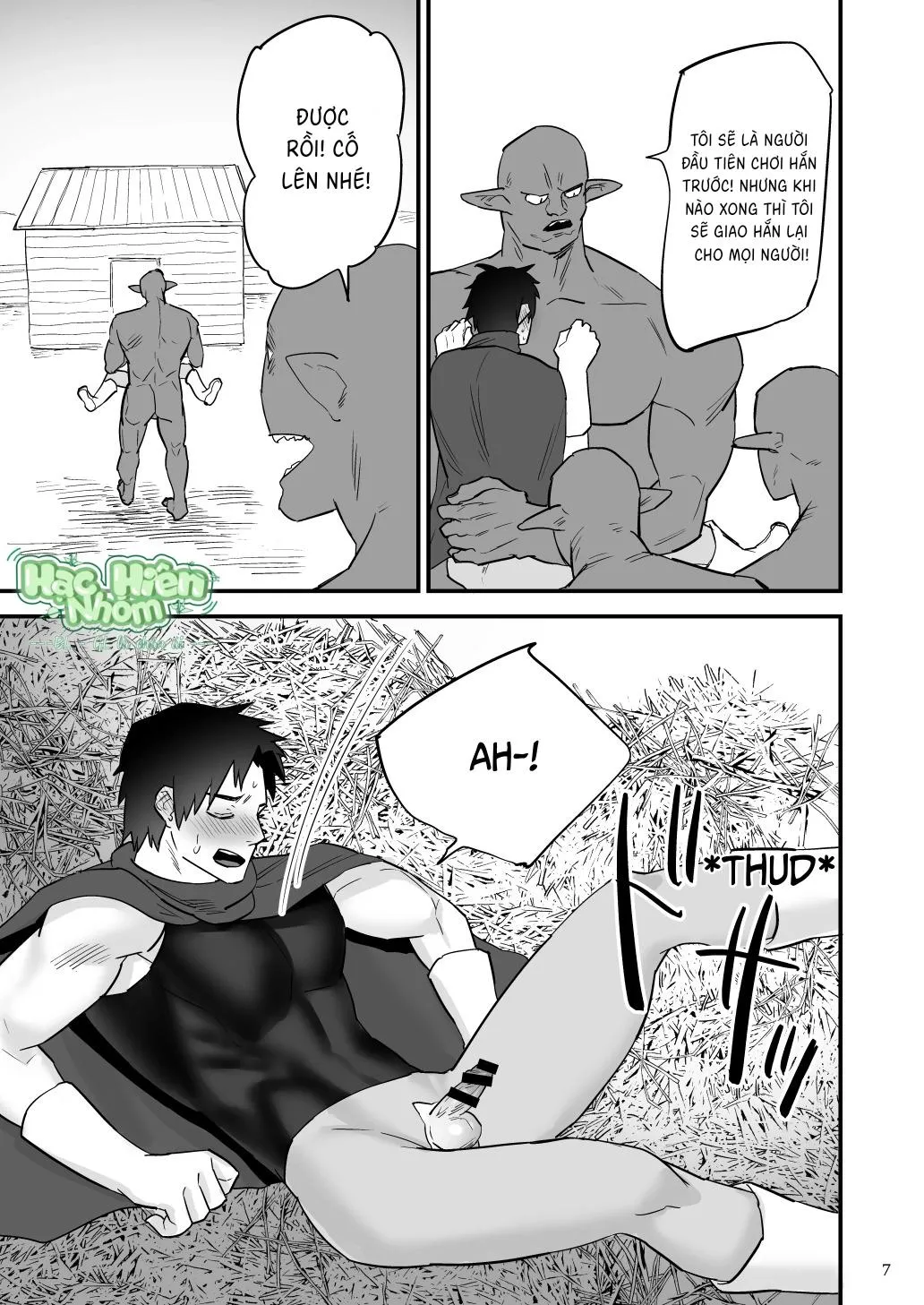 Điểm yếu của vị anh hùng vĩ đại lại chính là hậu môn! Chapter 4 Trang 9