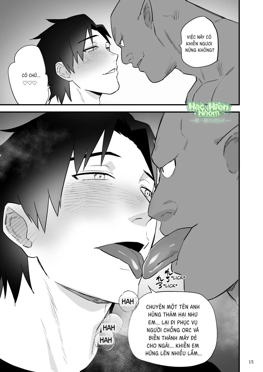 Điểm yếu của vị anh hùng vĩ đại lại chính là hậu môn! Chapter 4 Trang 17