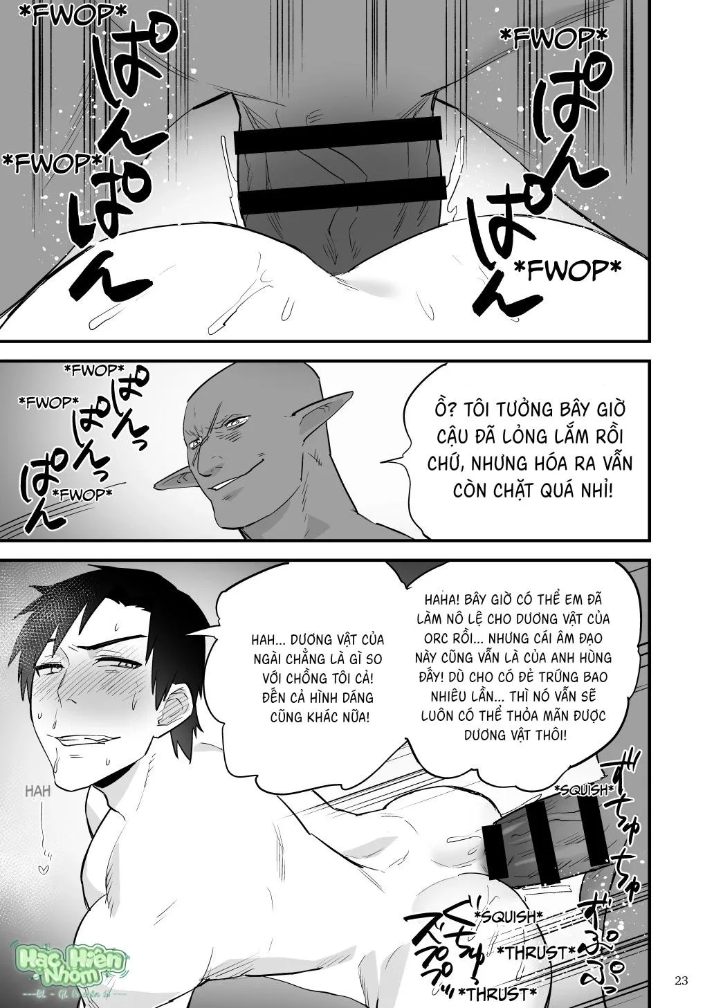 Điểm yếu của vị anh hùng vĩ đại lại chính là hậu môn! Chapter 4 Trang 25