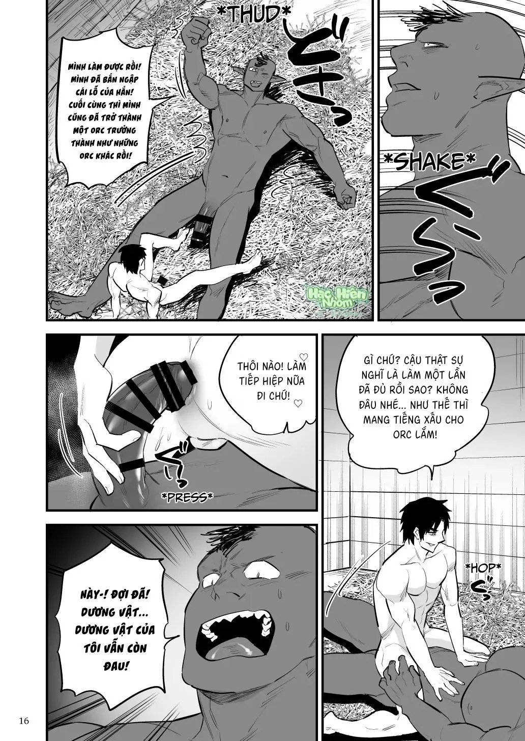 Điểm yếu của vị anh hùng vĩ đại lại chính là hậu môn! Chapter 5 Trang 18