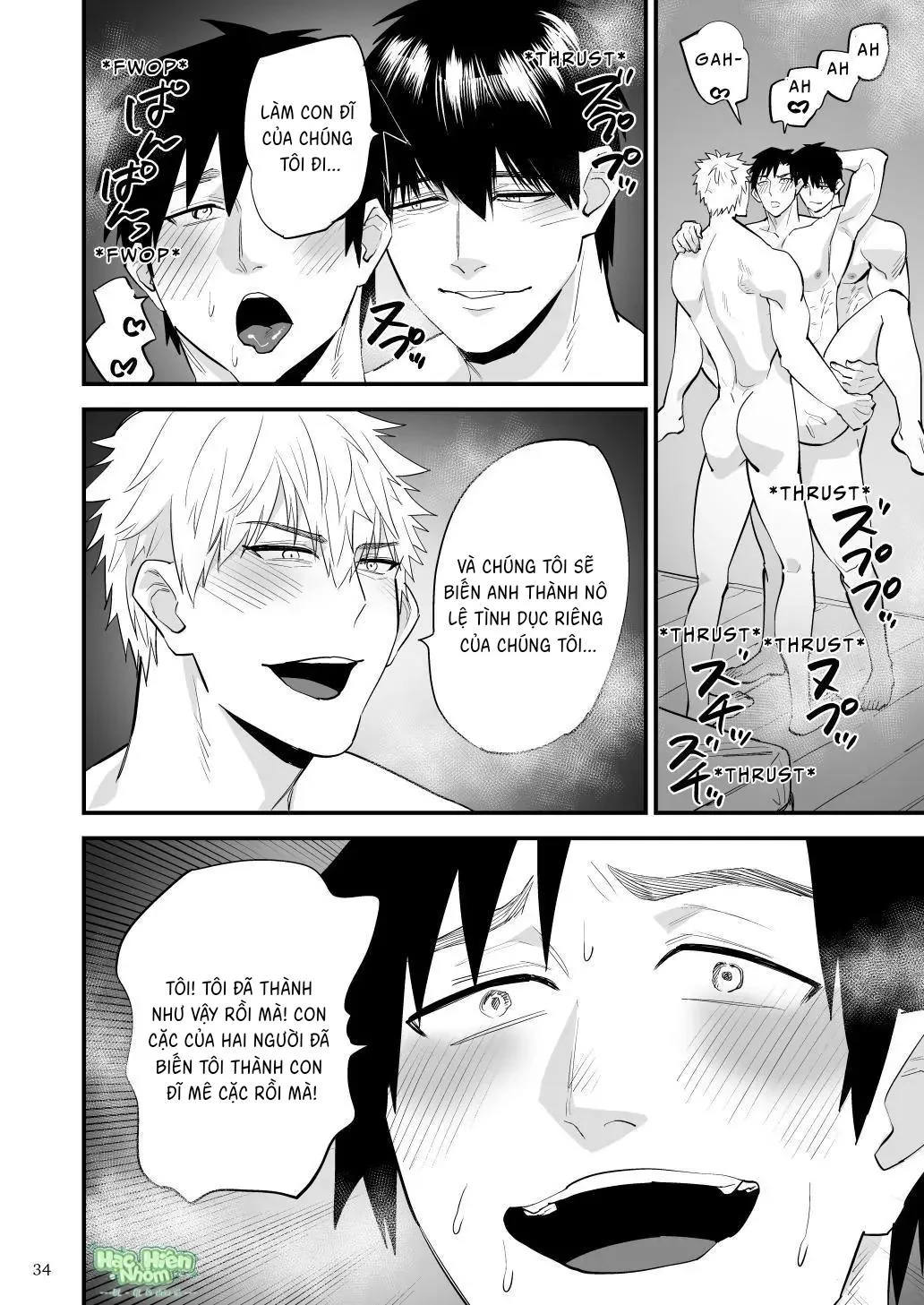 Điểm yếu của vị anh hùng vĩ đại lại chính là hậu môn! Chapter 8 Trang 36