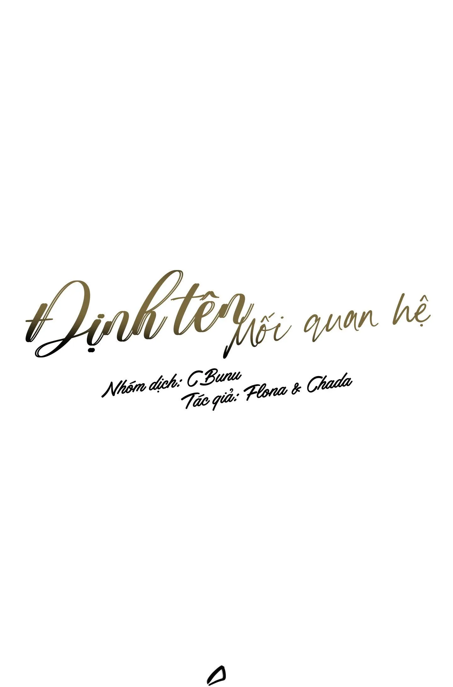 Định Tên Mối Quan Hệ Chapter 33 Trang 14