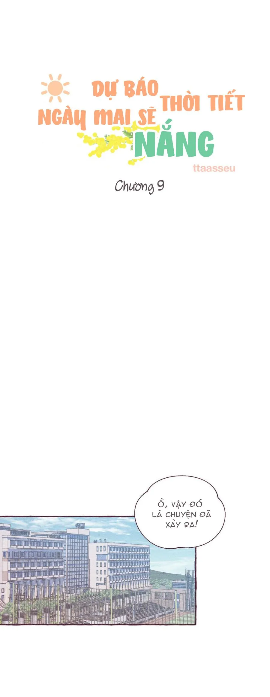 Dự Báo Thời Tiết Ngày Mai Sẽ Nắng Chapter 9 Trang 7