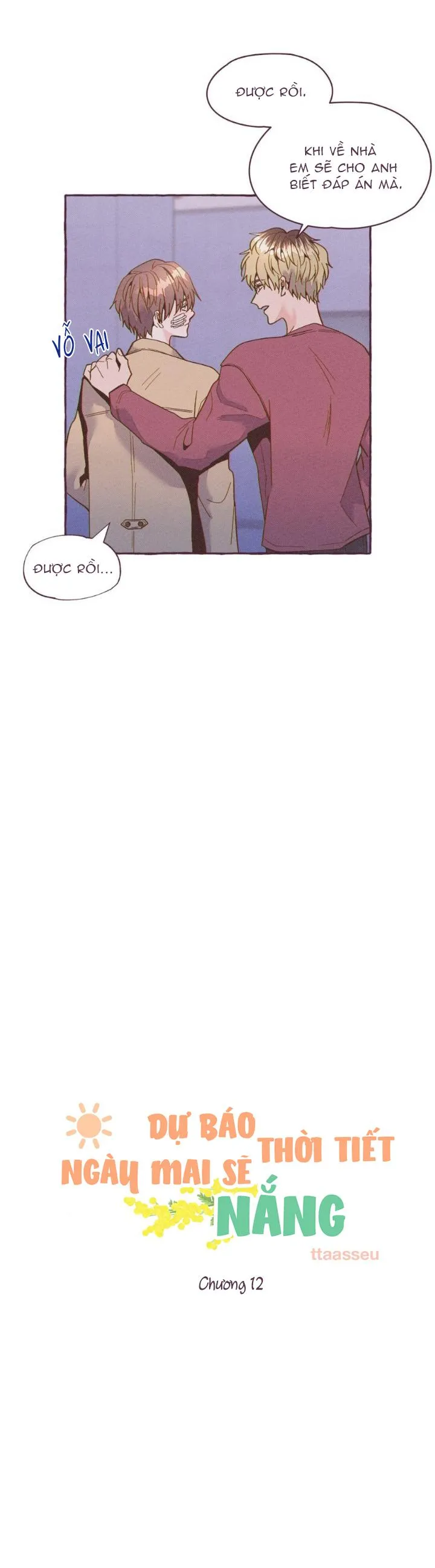 Dự Báo Thời Tiết Ngày Mai Sẽ Nắng Chapter 12 Trang 9