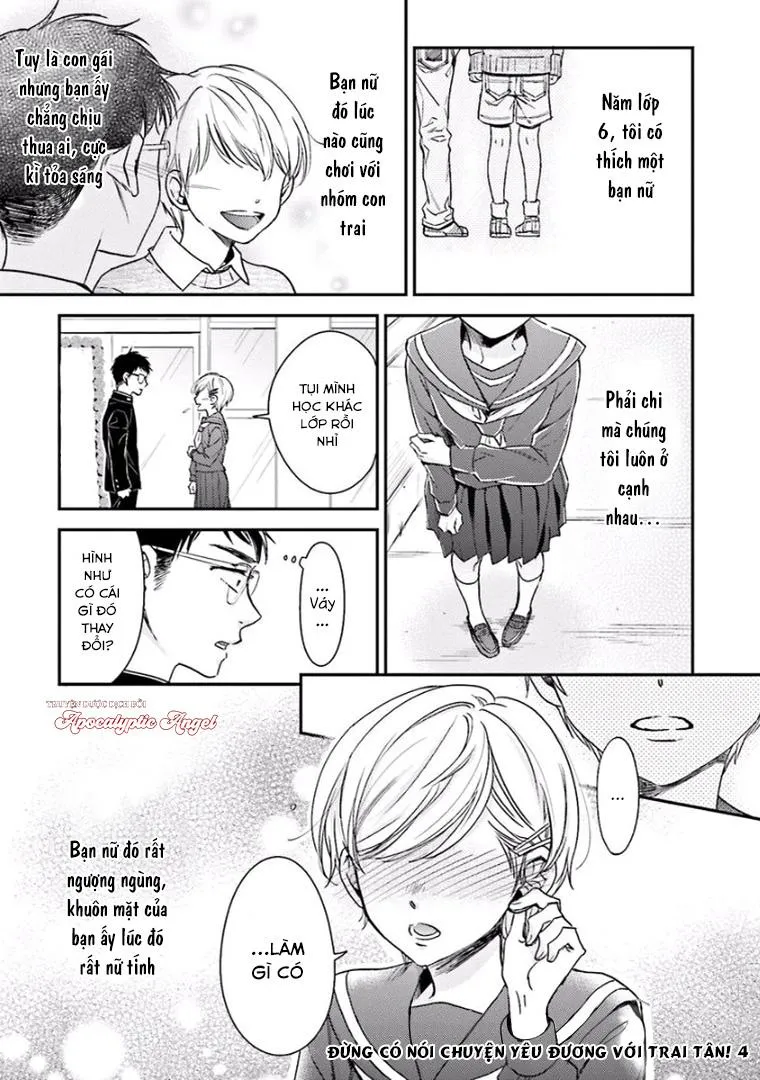 Đừng Có Nói Chuyện Yêu Đương Với Trai Tân 1 và Mặc Dù Không Còn Là Trai Tân Nhưng Tôi Vẫn muốn Tìm Kiếm Tình Yêu! 2 Chapter 4 Trang 4