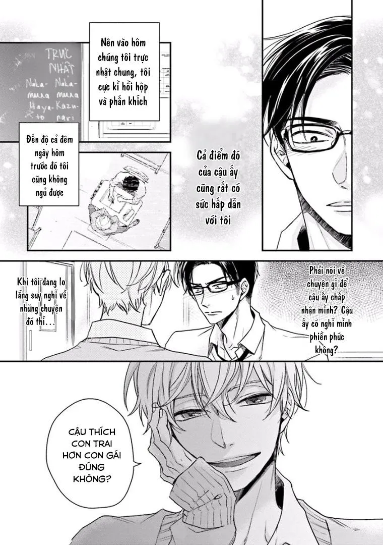 Đừng Có Nói Chuyện Yêu Đương Với Trai Tân 1 và Mặc Dù Không Còn Là Trai Tân Nhưng Tôi Vẫn muốn Tìm Kiếm Tình Yêu! 2 Chapter 4 Trang 14