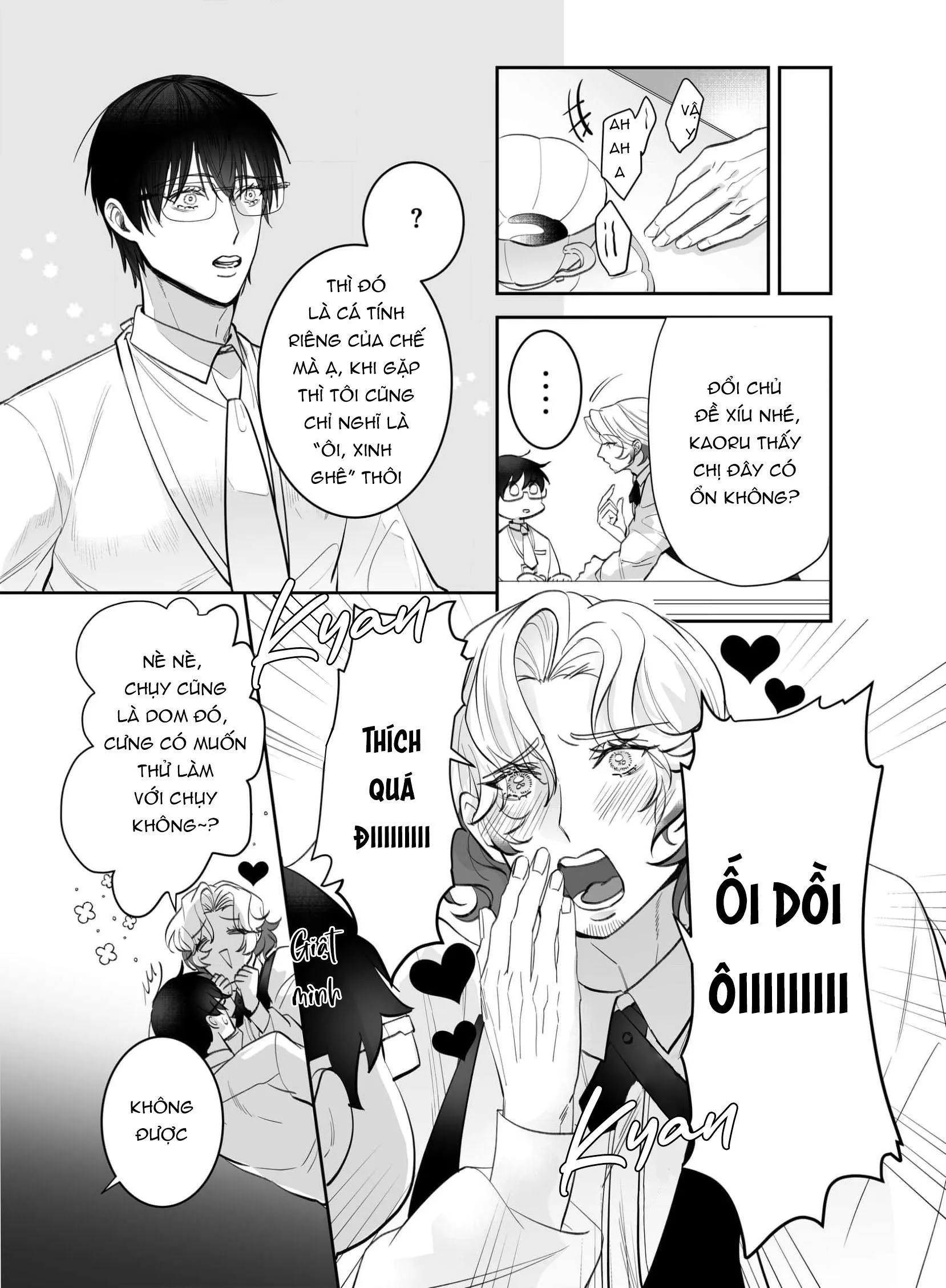 Đừng có nói “Stay” bằng cái giọng cưng chiều đó! Chapter 6 Trang 17