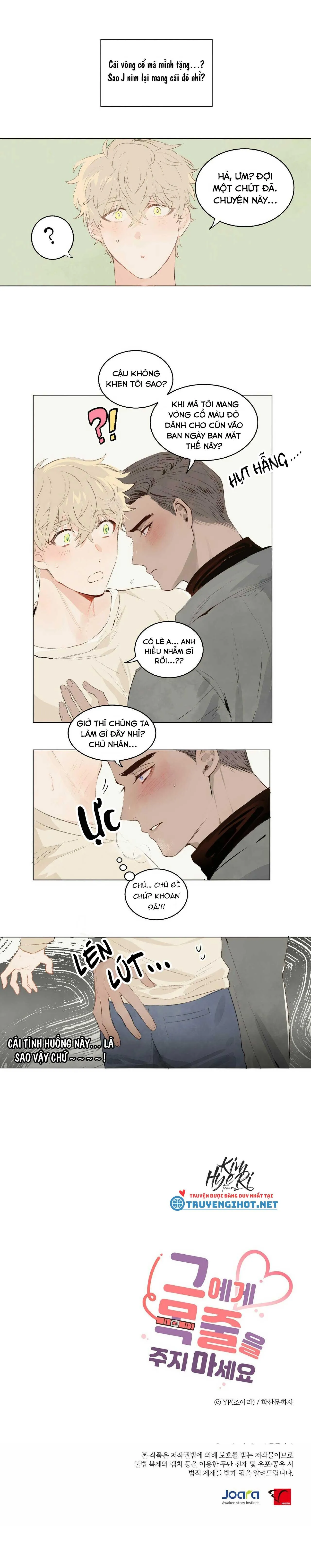 ĐỪNG ĐƯA DÂY XÍCH CHO ANH ẤY Chapter 1 Trang 9