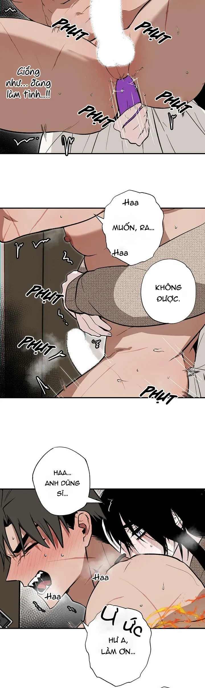 DŨNG SĨ, KHÔNG ĐƯỢC XUẤT TINH Chapter 5 Trang 12