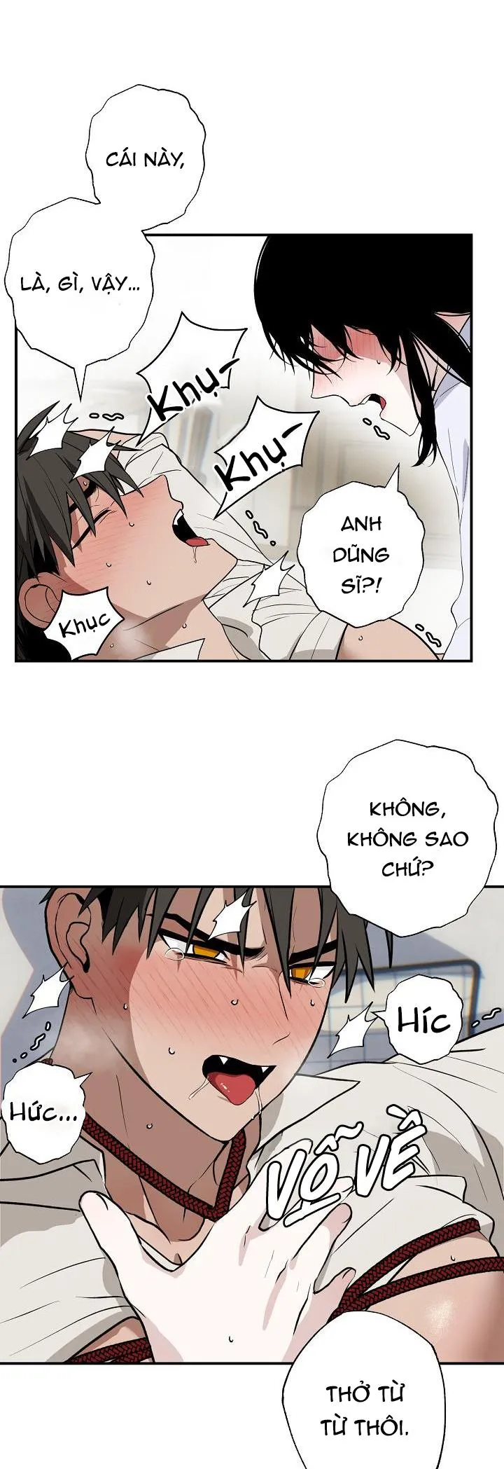 DŨNG SĨ, KHÔNG ĐƯỢC XUẤT TINH Chapter 7 Trang 15