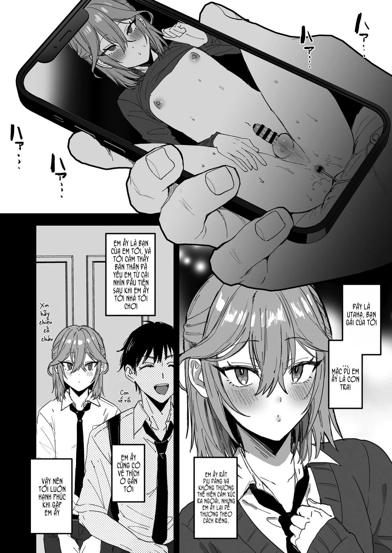 Utaha-kun - Cô chàng Dâm Đãng Chapter 1 Trang 3