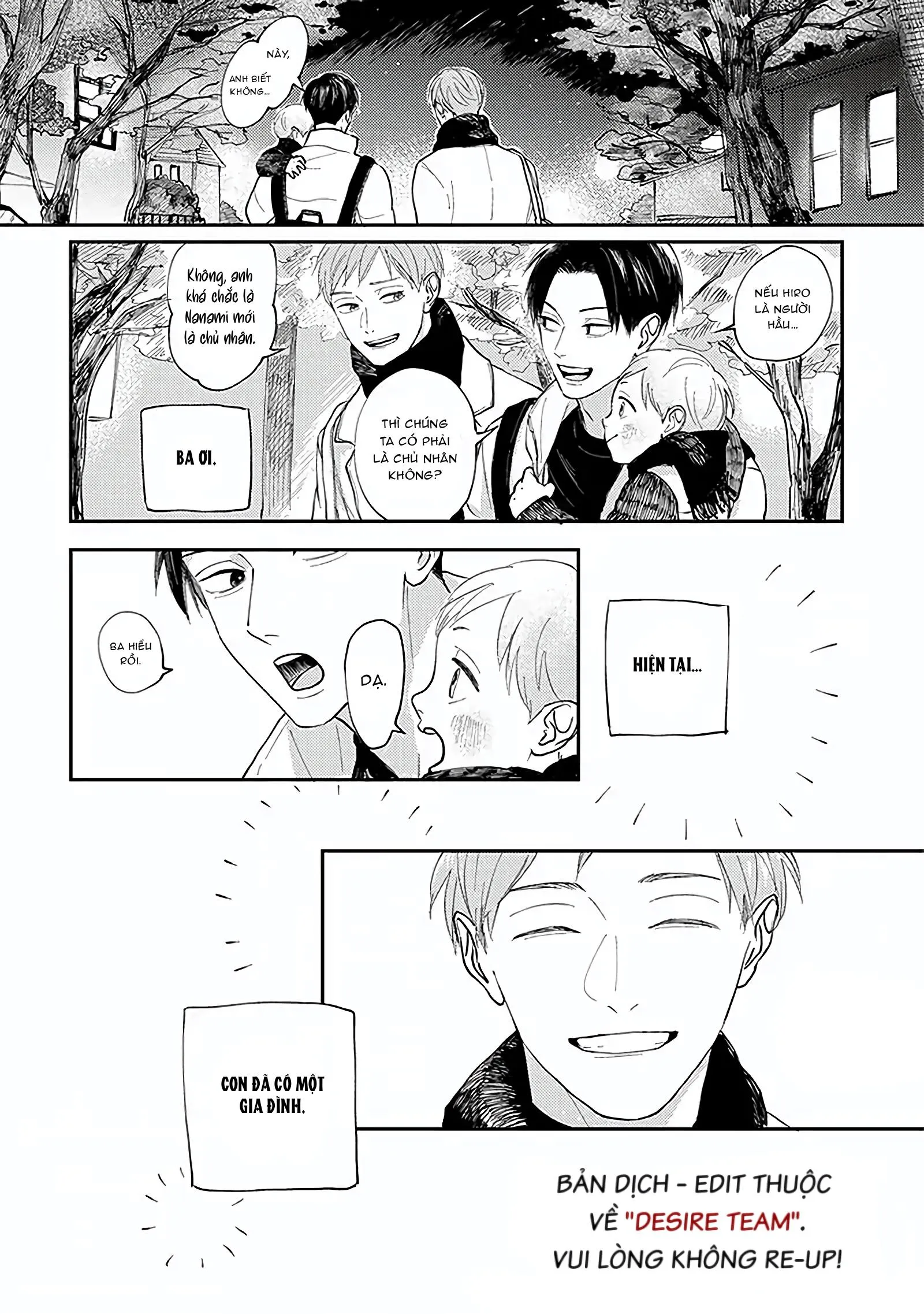 [END] Ba Lớn Ba Nhỏ Của Tôi Chapter 5 Trang 27