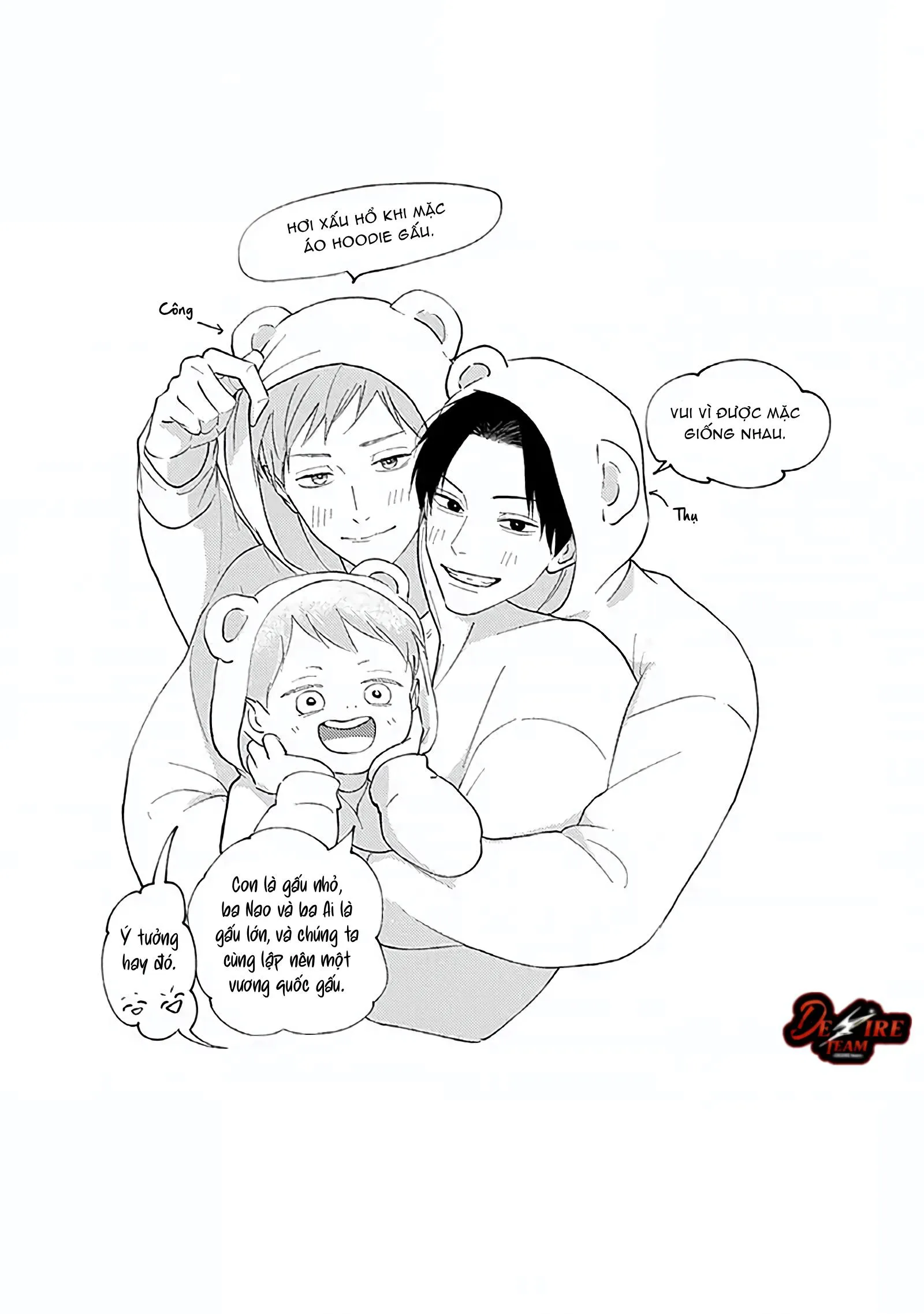 [END] Ba Lớn Ba Nhỏ Của Tôi Chapter 5 Trang 28