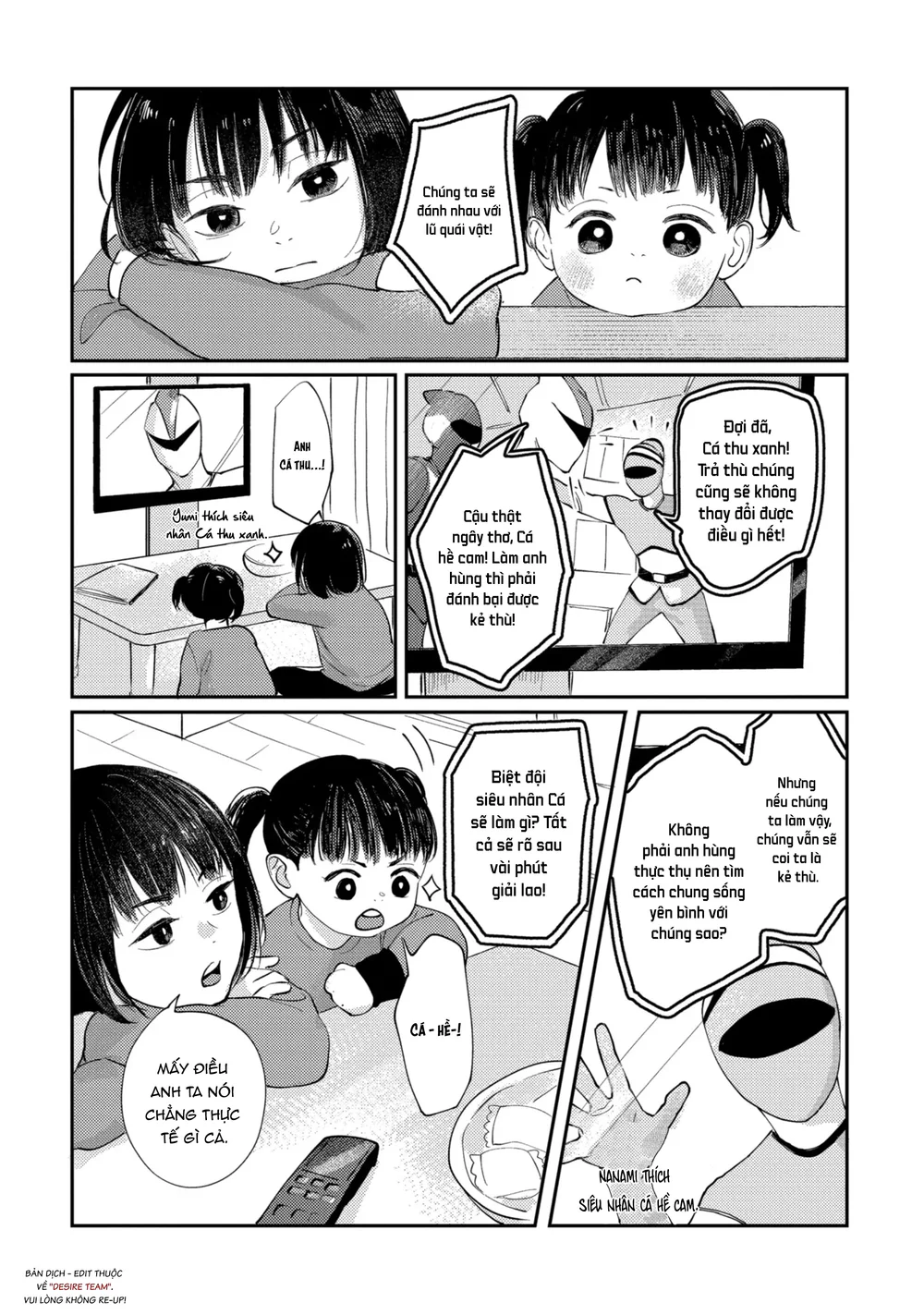 [END] Ba Lớn Ba Nhỏ Của Tôi Chapter 12 Trang 4