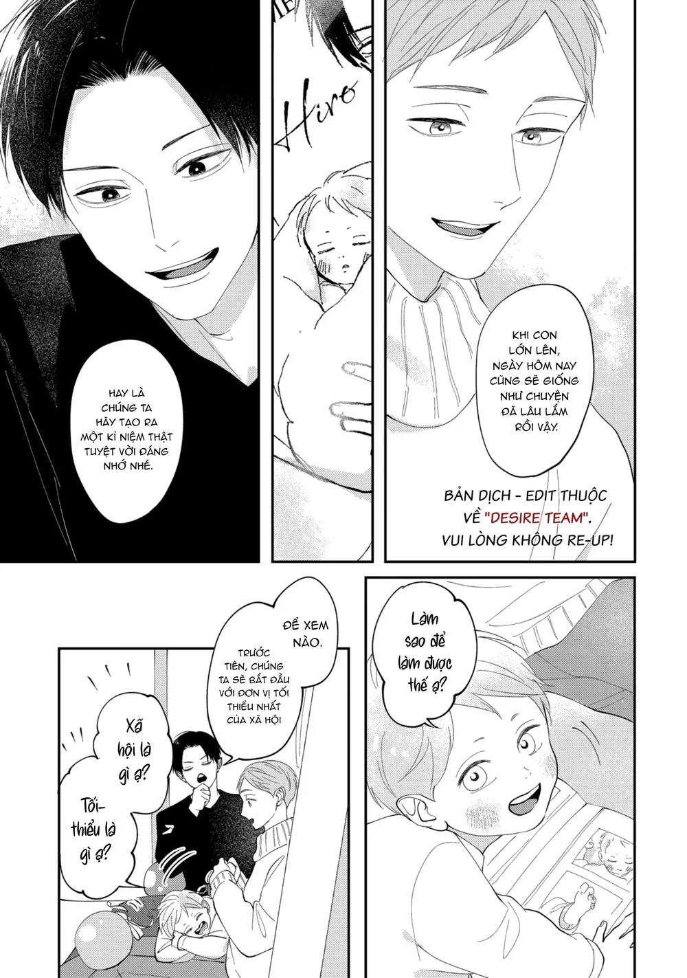 [END] Ba Lớn Ba Nhỏ Của Tôi Chapter 13 Trang 10