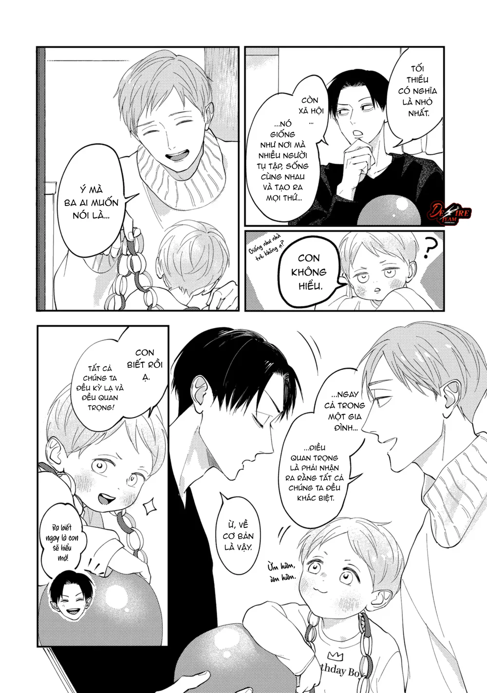 [END] Ba Lớn Ba Nhỏ Của Tôi Chapter 13 Trang 11