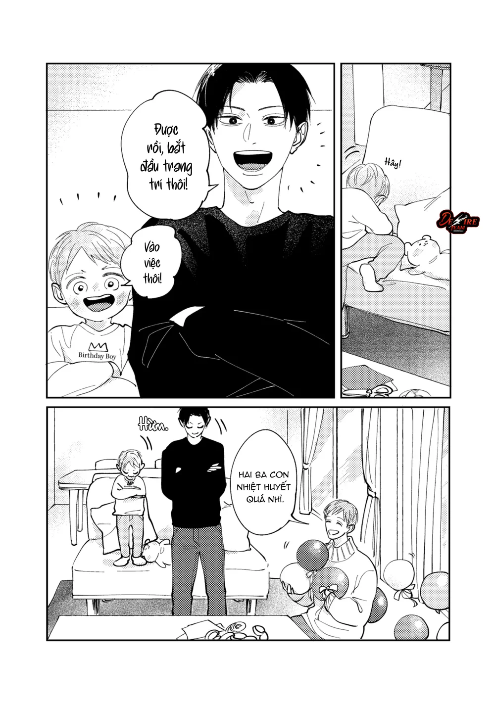 [END] Ba Lớn Ba Nhỏ Của Tôi Chapter 14 Trang 8