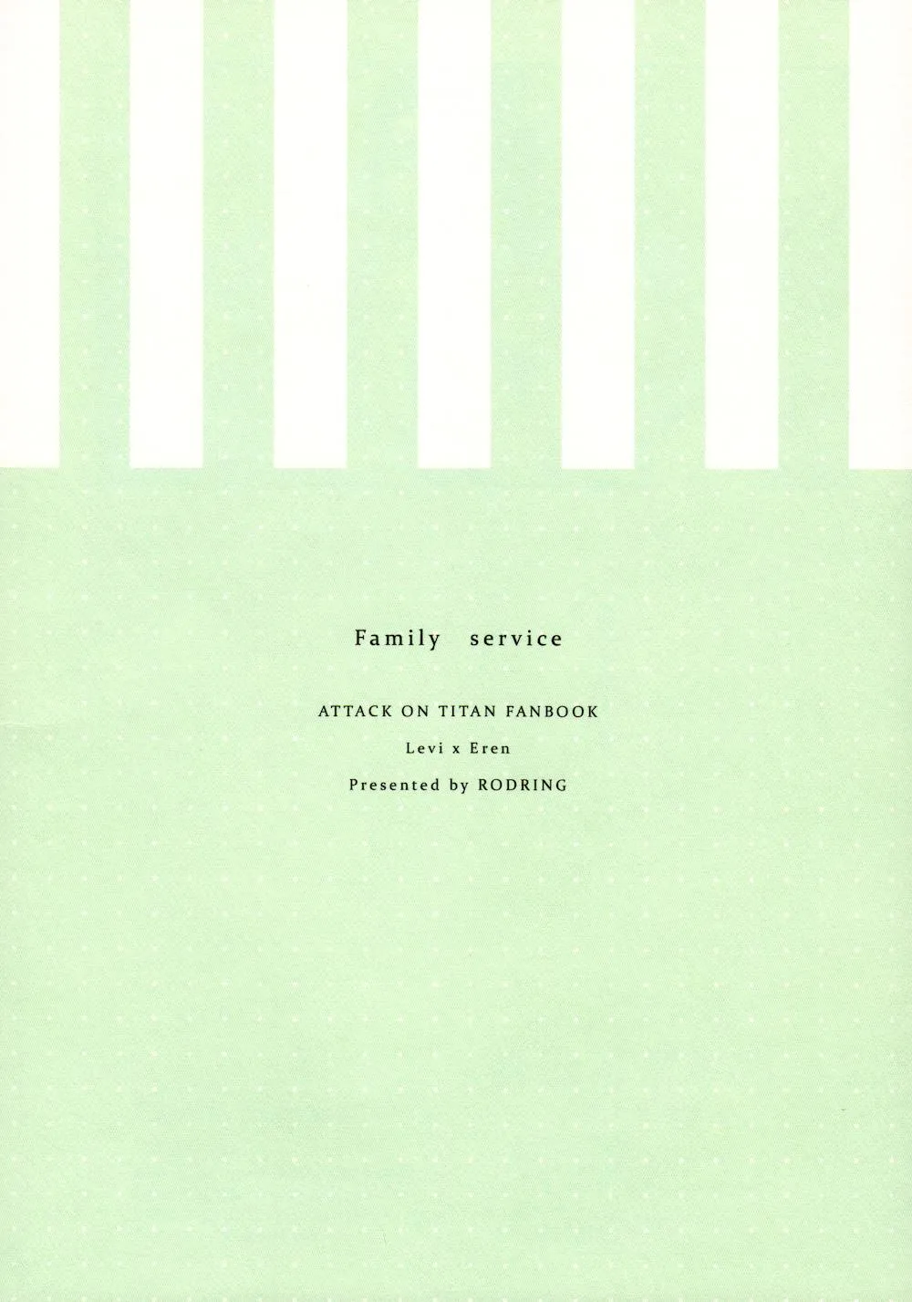 FAMILY SERVICE - ATTACK ON TITAN DJ Chapter 1 Trang 18