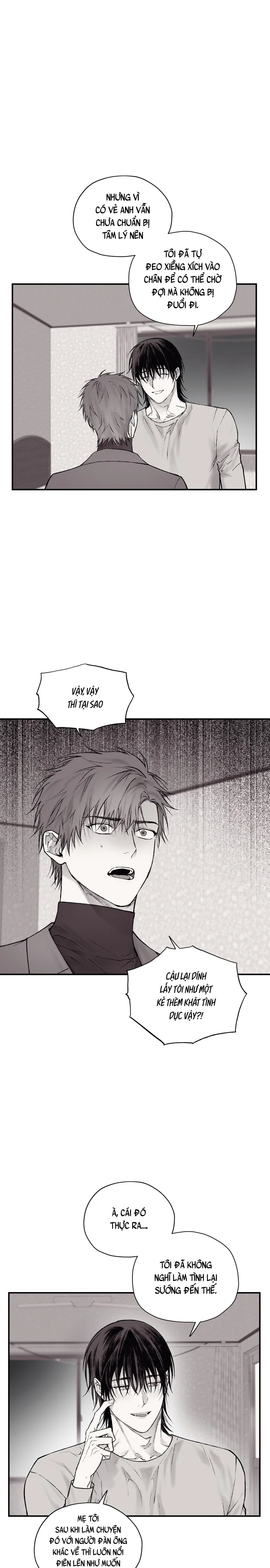 Gã Đàn Ông Dưới Căn Hầm Đang Bị Giam Cầm Trong Phòng Tôi Chapter 17 Trang 4