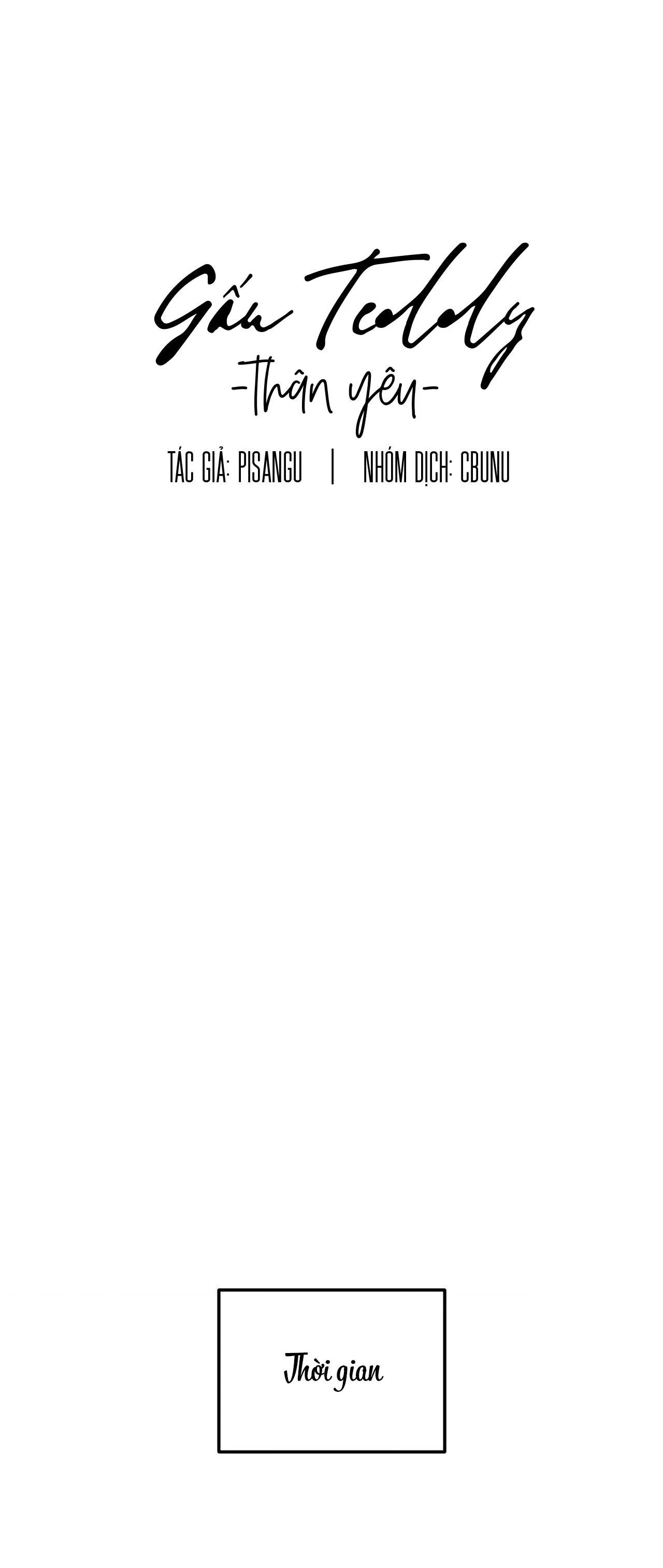 Gấu Teddy thân yêu Chapter 1 Trang 23