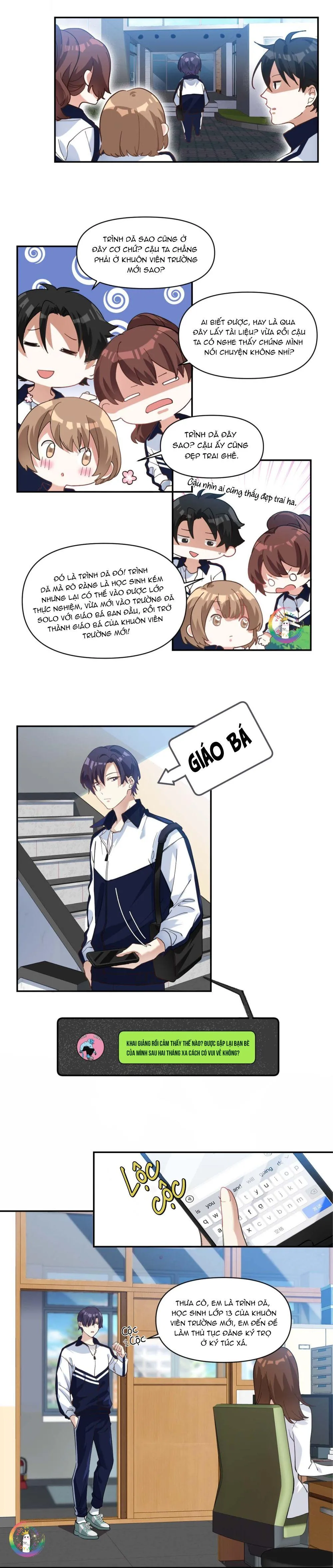 (END) Giáo Bá Yêu Đương Qua Mạng Bị Lật Xe Rồi! Chapter 14 Trang 4