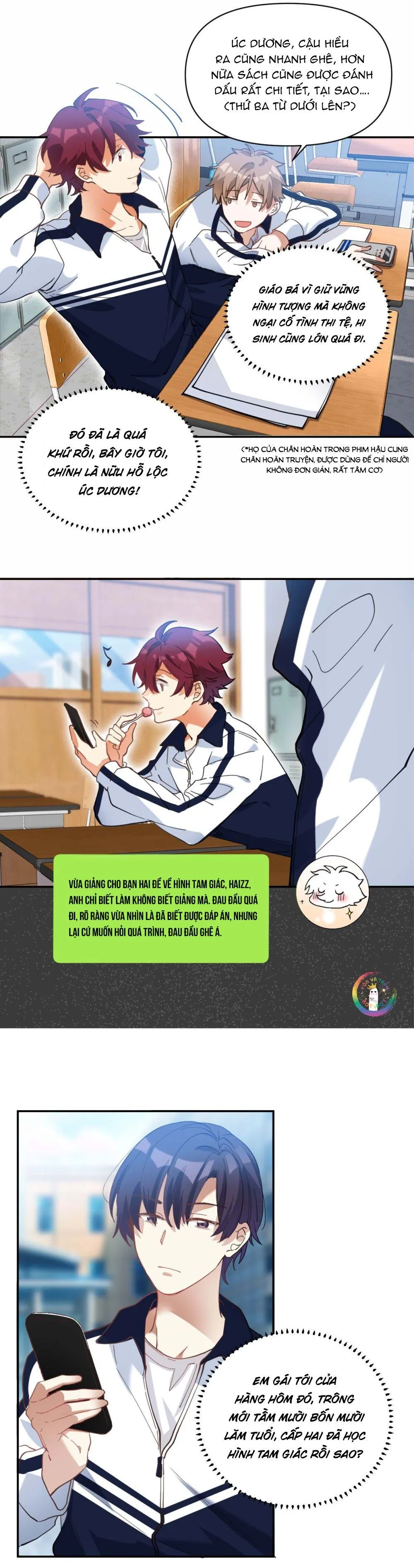 (END) Giáo Bá Yêu Đương Qua Mạng Bị Lật Xe Rồi! Chapter 14 Trang 9