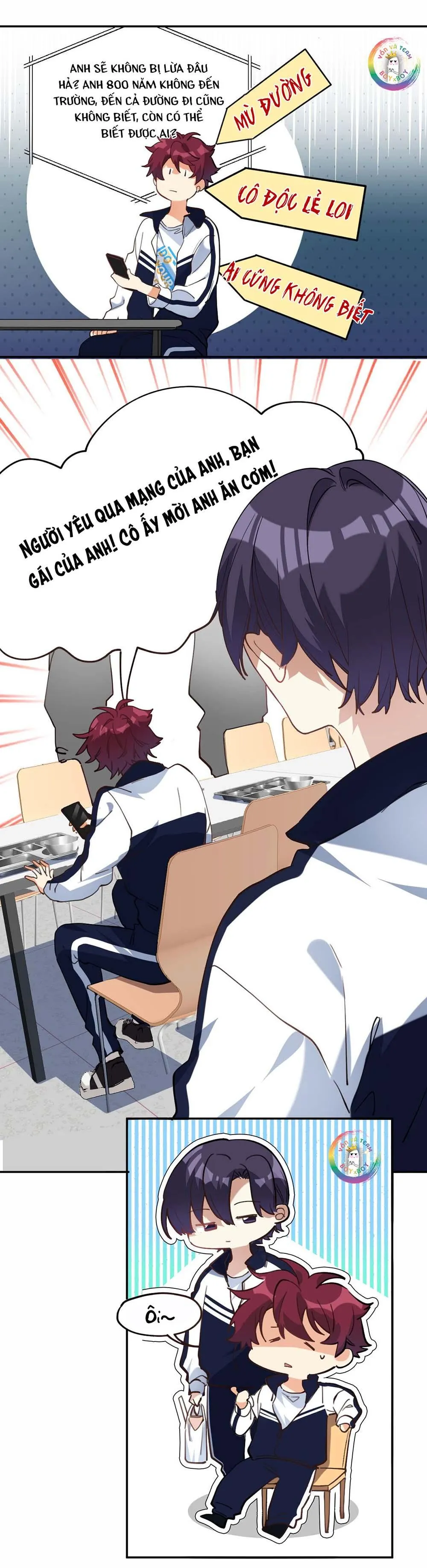 (END) Giáo Bá Yêu Đương Qua Mạng Bị Lật Xe Rồi! Chapter 17 Trang 5