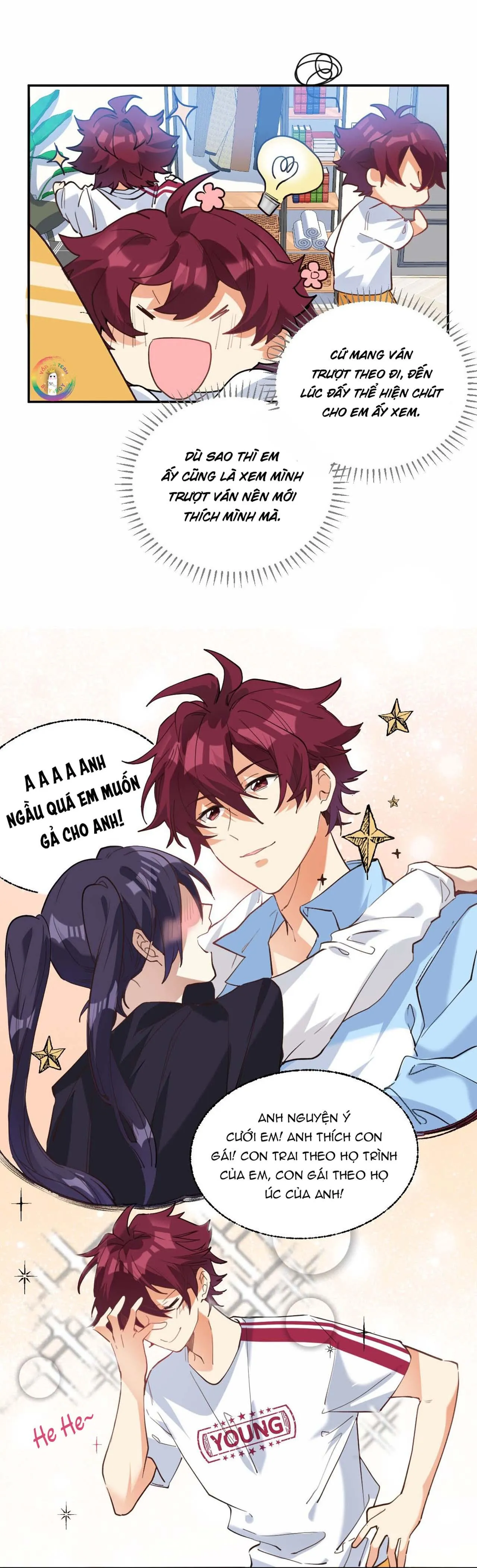 (END) Giáo Bá Yêu Đương Qua Mạng Bị Lật Xe Rồi! Chapter 22 Trang 4