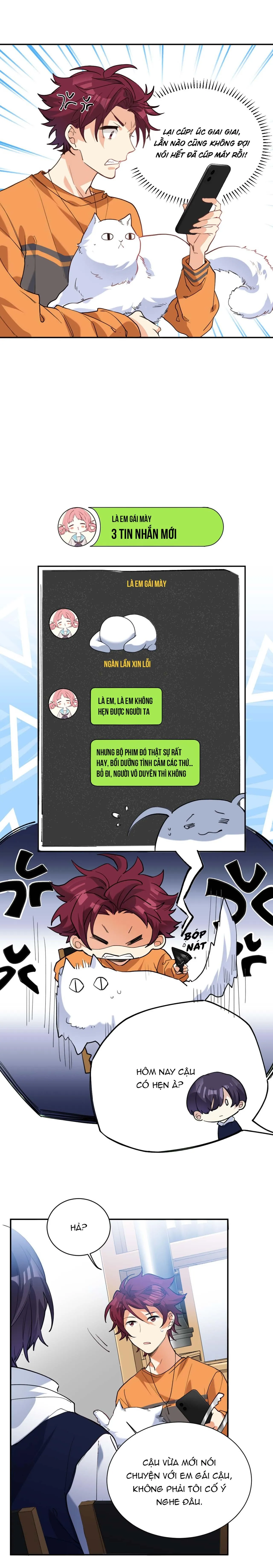 (END) Giáo Bá Yêu Đương Qua Mạng Bị Lật Xe Rồi! Chapter 23 Trang 7