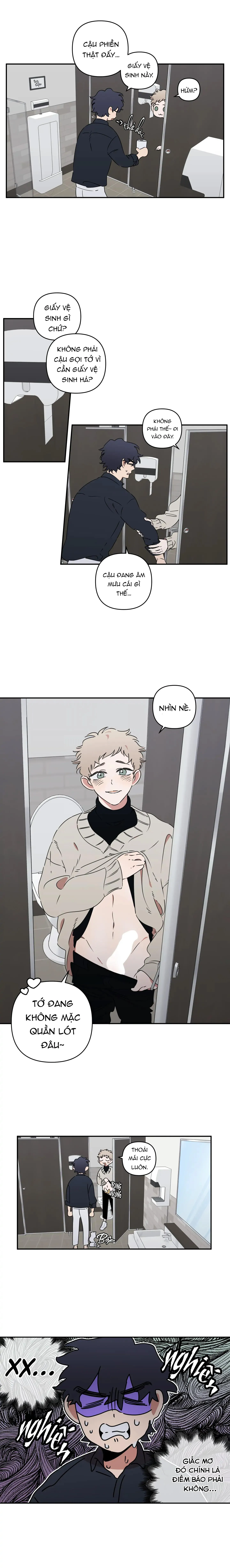 Giấu kĩ vào, đừng để tớ nhìn thấy cái XX của cậu! Chapter 2 Trang 7