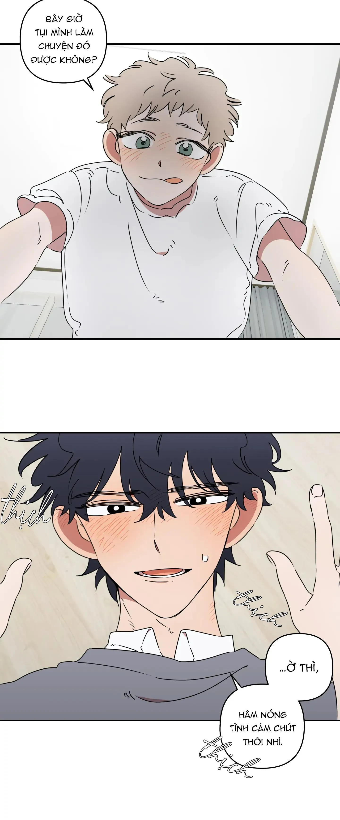 Giấu kĩ vào, đừng để tớ nhìn thấy cái XX của cậu! Chapter 4 Trang 8