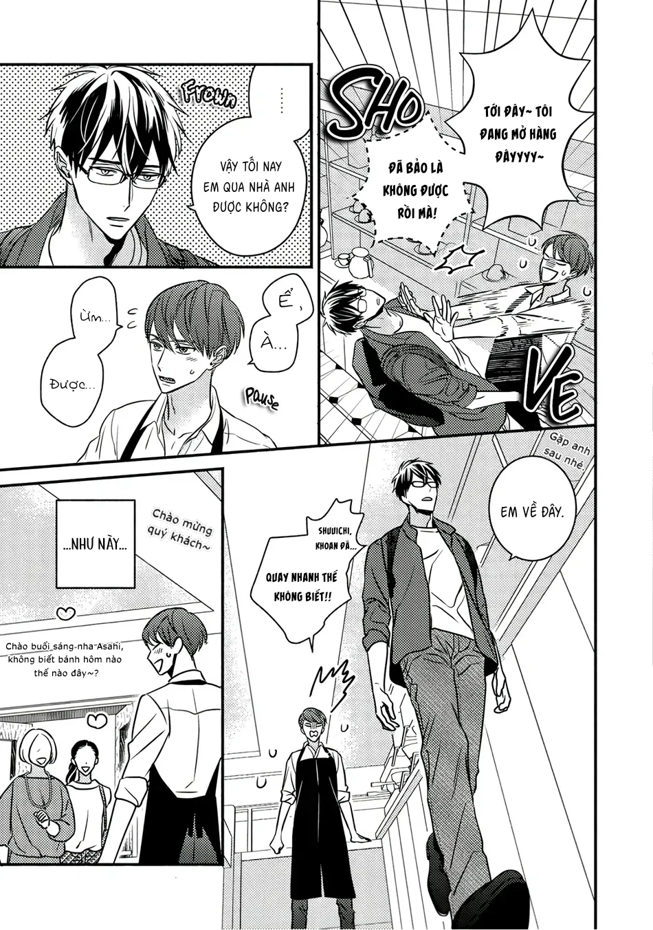 Giờ của tình yêu tại khu Sijuku Nichoume Chapter 5 Trang 12